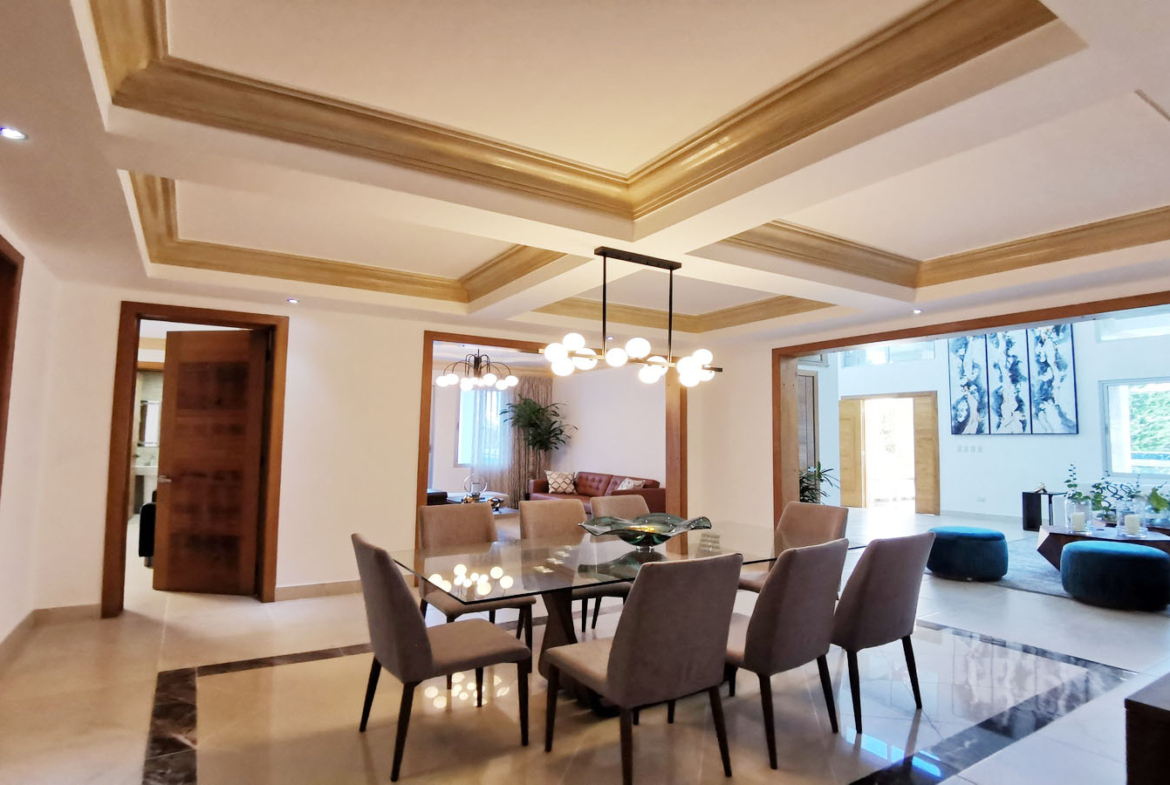 Mansión Nueva En Residencial Cerrado Santo Domingo Oeste
