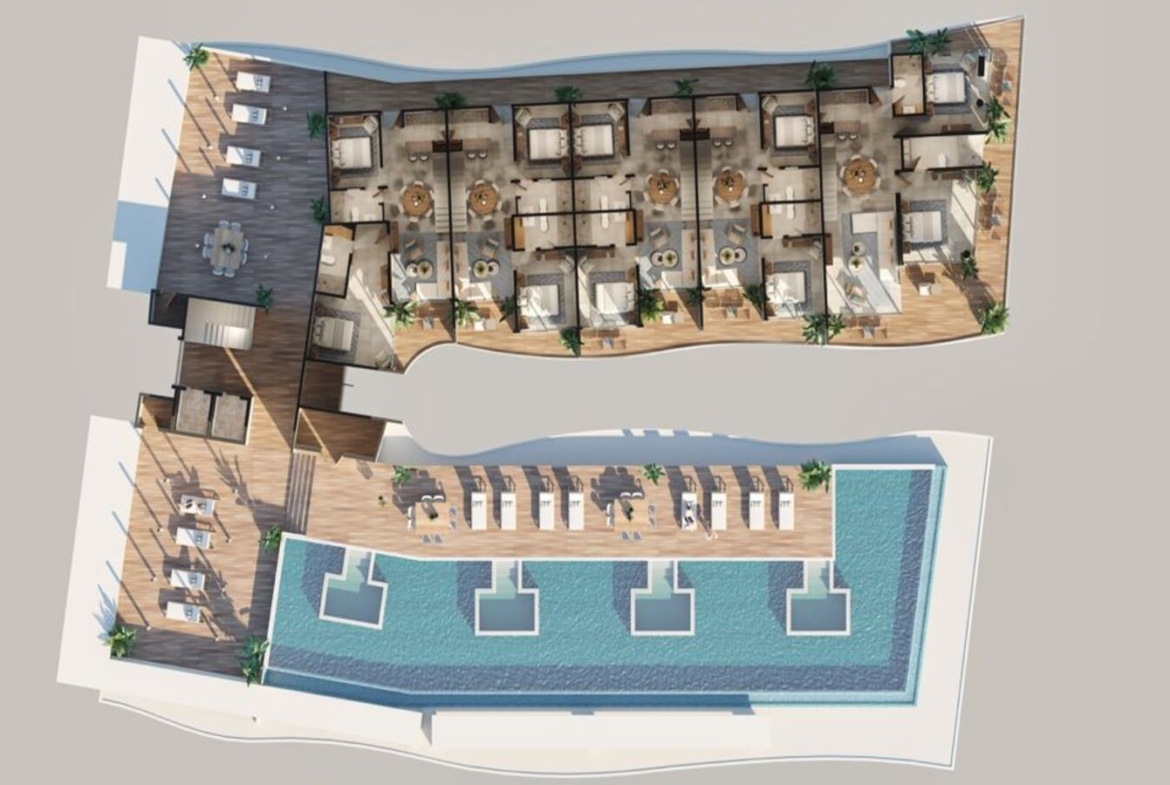 Proyecto de Apartamentos Frente a Playa Los Corales  Bávaro – Punta Cana 
