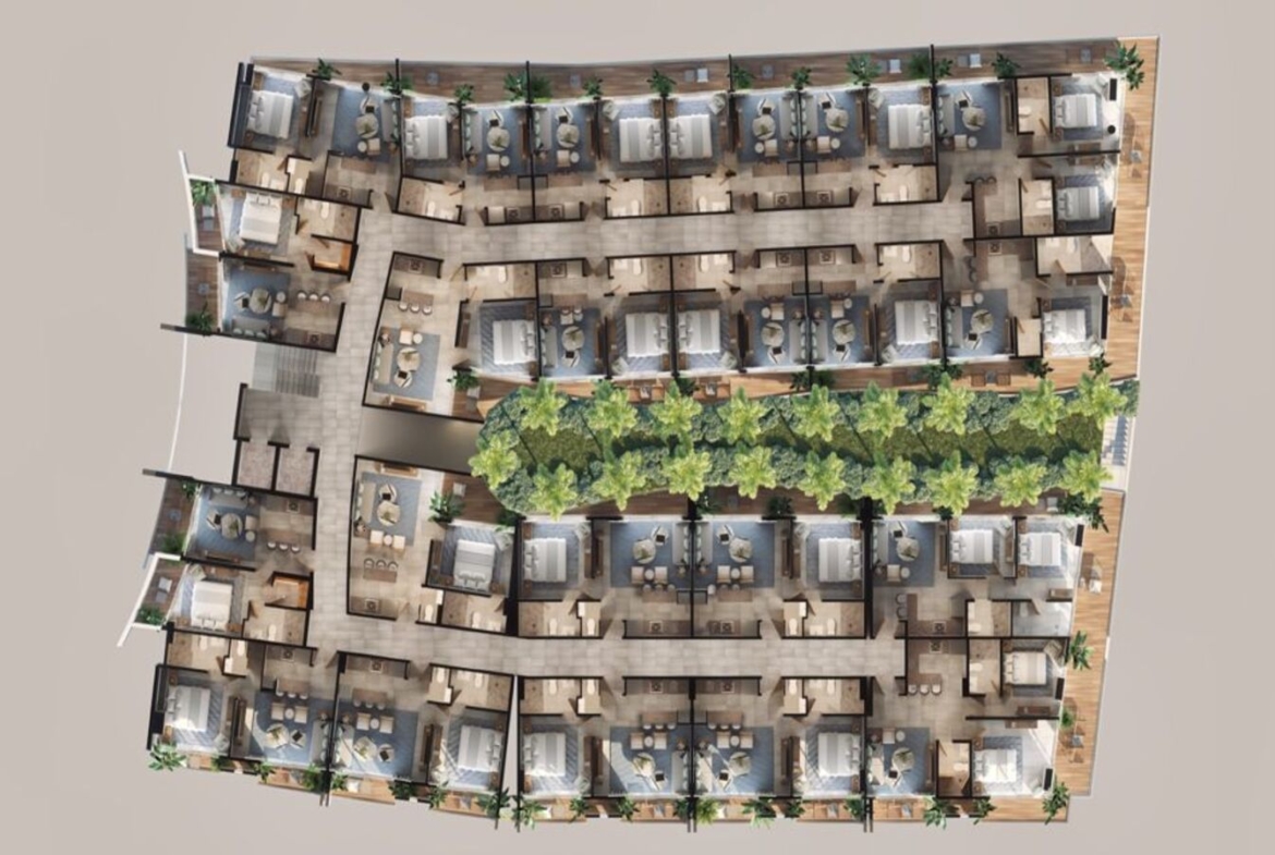 Proyecto de Apartamentos Frente a Playa Los Corales  Bávaro – Punta Cana 