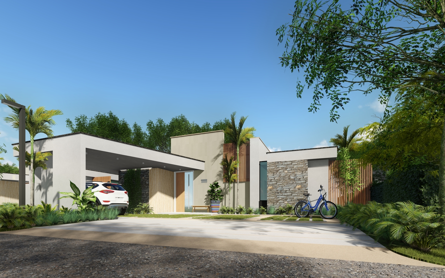 Proyecto de Villas  en el Centro de Bávaro-Punta Cana con Casa Club