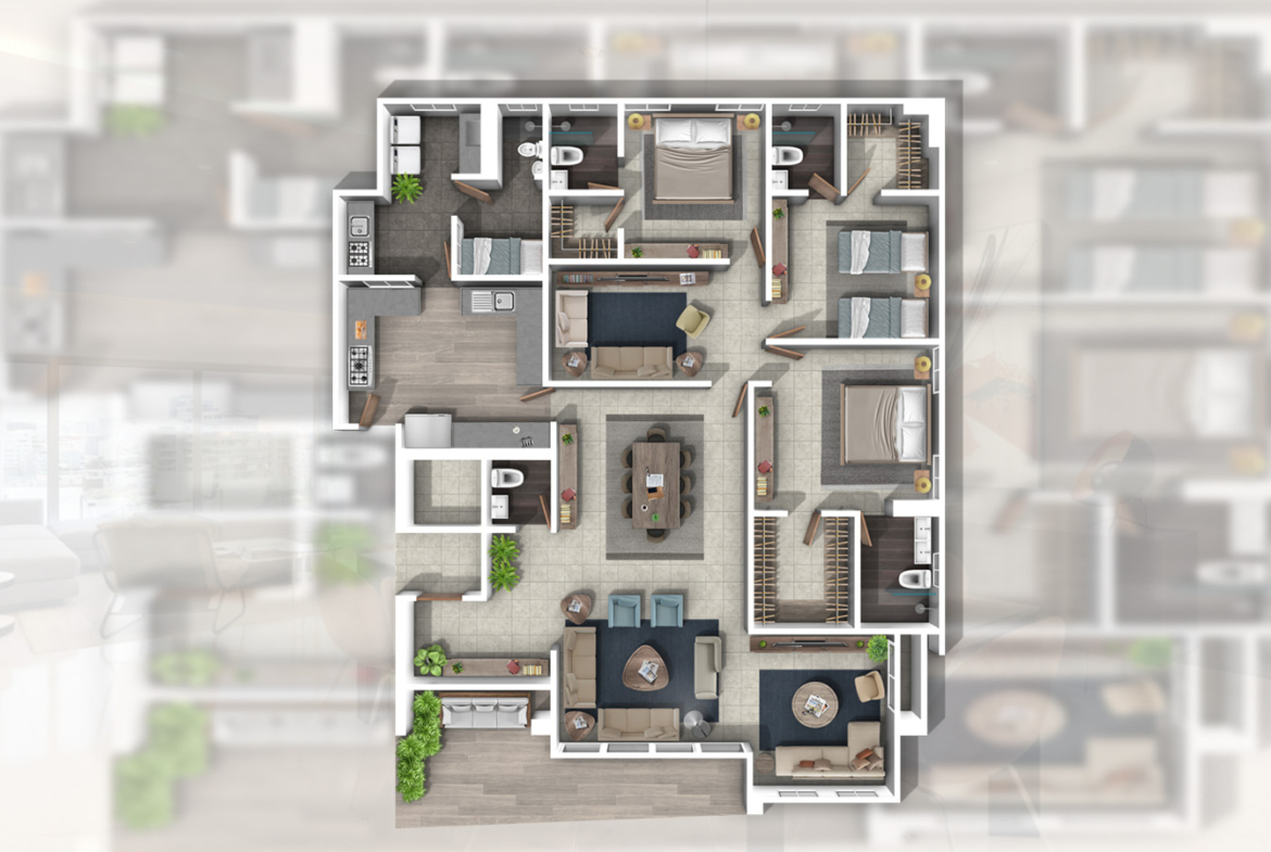 Proyecto de Apartamentos en Ensanche Naco polígono central Distrito Nacional Santo Domingo