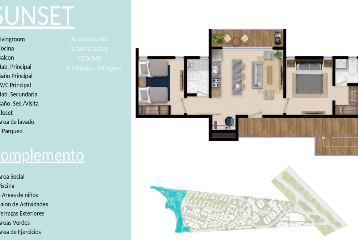 Apartamentos en Punta Cana en Construcción