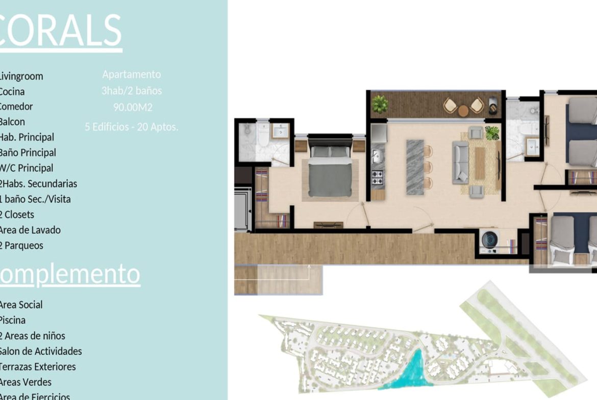 Apartamentos en Punta Cana en Construcción