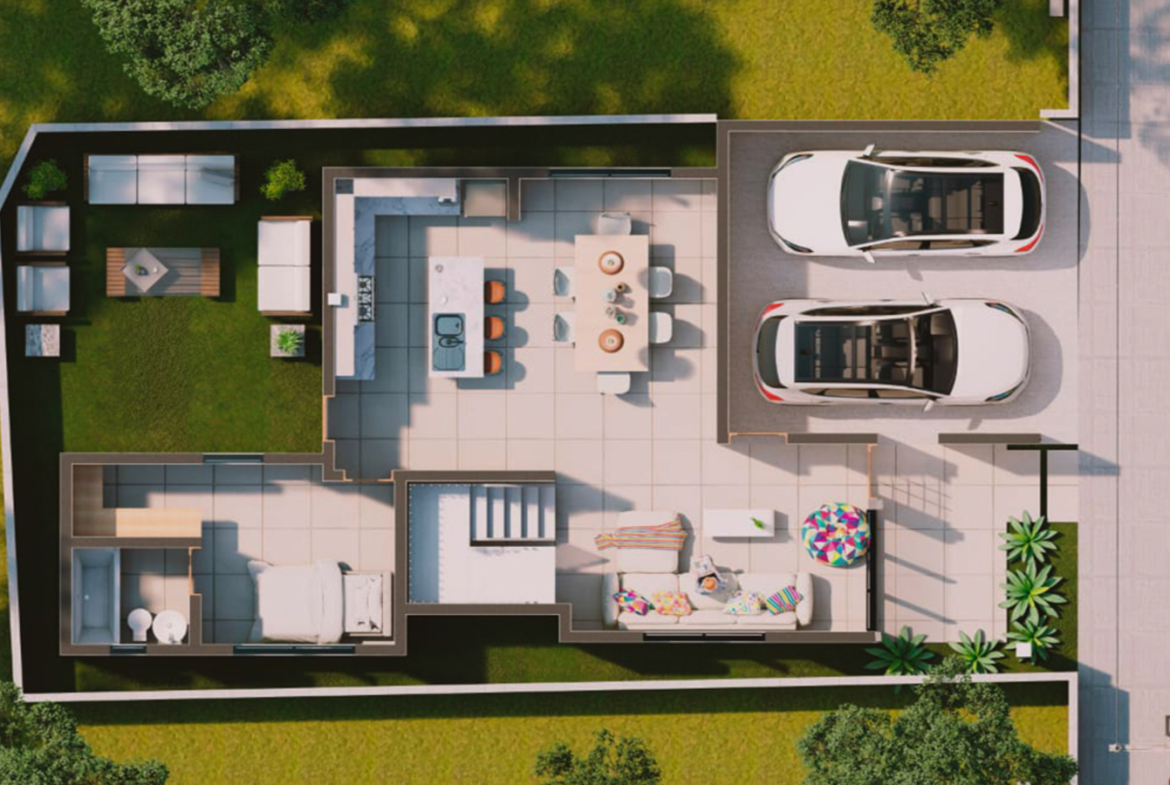 Proyecto de Casa en Brisa Oriental Autopista San Isidro Santo Domingo Este