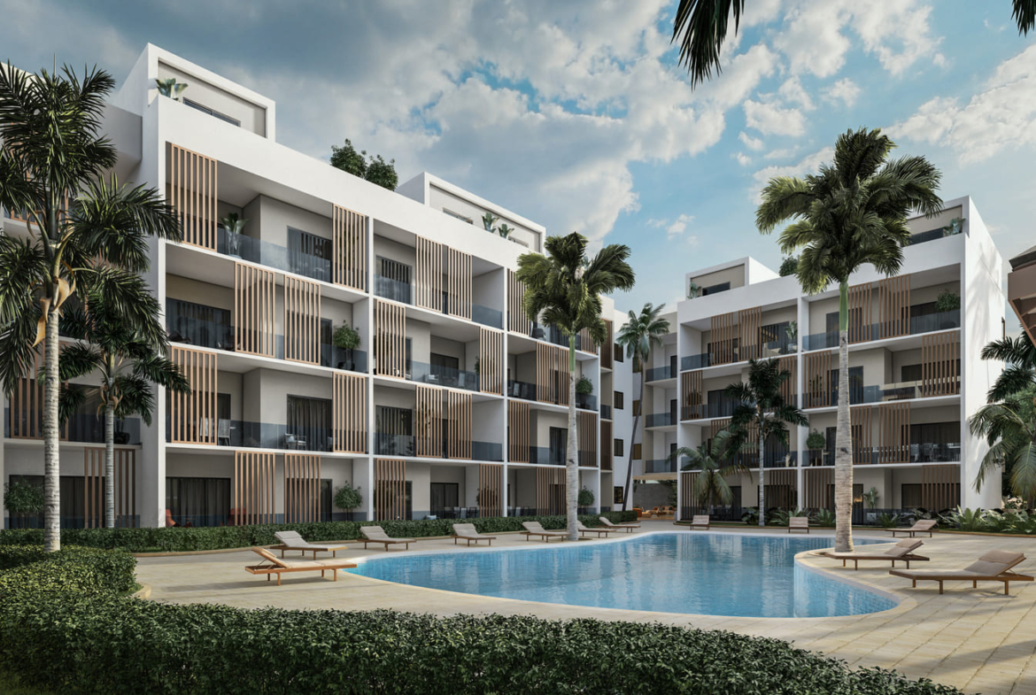 Proyecto de Apartamentos en el Cortecito Bávaro-Punta