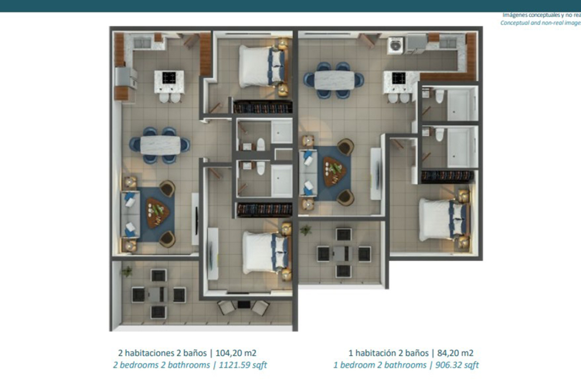 Proyecto de Apartamentos en el Cortecito Bávaro-Punta