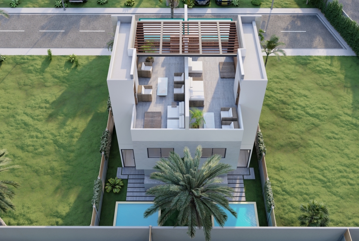 Proyecto de Casas con Piscina Incluida en Los Corales Bávaro