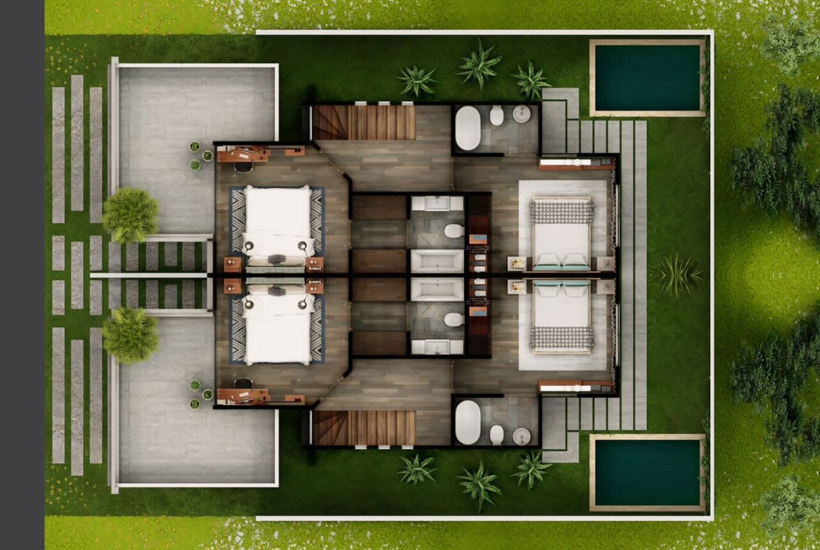 Proyecto de Casas con Piscina Incluida en Los Corales Bávaro