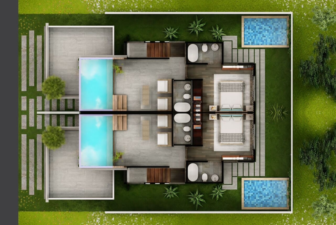 Proyecto de Casas con Piscina Incluida en Los Corales Bávaro