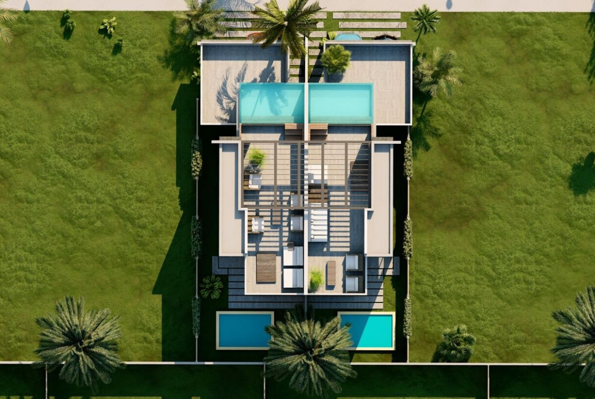 Proyecto de Casas con Piscina Incluida en Los Corales Bávaro