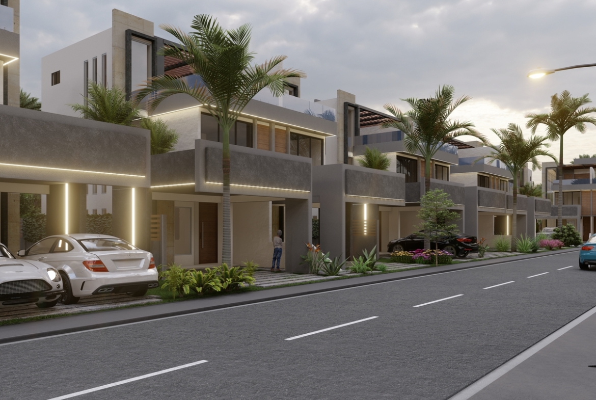 Proyecto de Casas con Piscina Incluida en Los Corales Bávaro