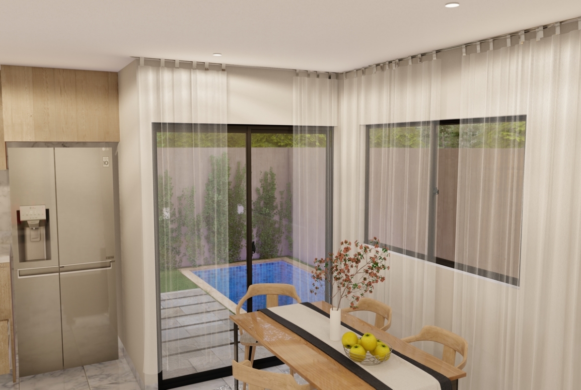 Proyecto de Casas con Piscina Incluida en Los Corales Bávaro