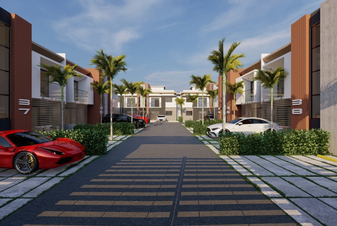 Proyecto de Apartamentos y Townhouses en Costa Cana