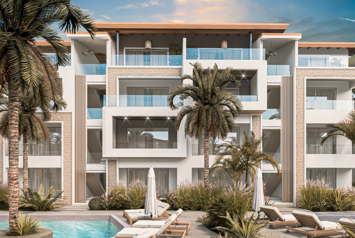 Proyecto de Apartamentos y Villas en Bayahibe Frente al Mar en Playa Dominicus