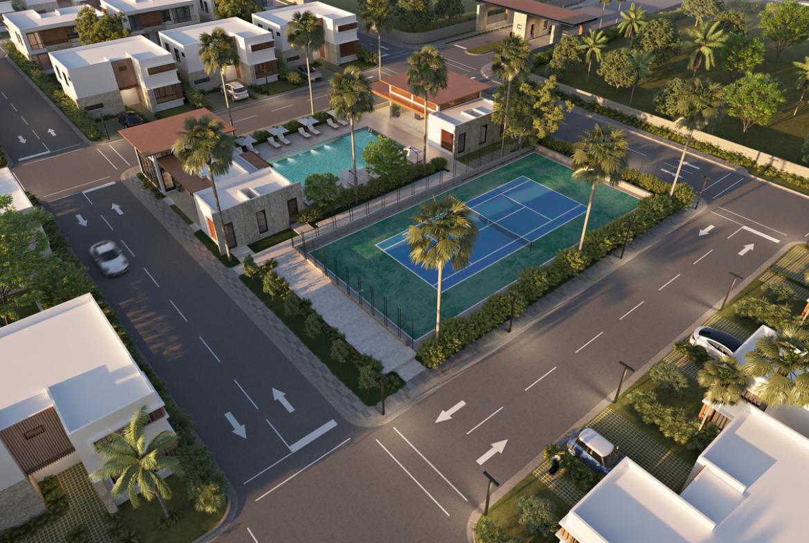 Proyecto de Villas Alto Mar Residences en  la Nueva Circunvalación de Bávaro