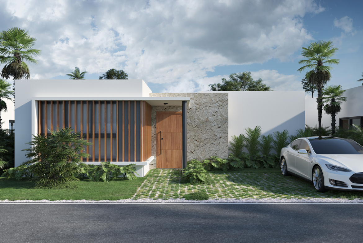 Proyecto de Villas Alto Mar Residences en  la Nueva Circunvalación de Bávaro