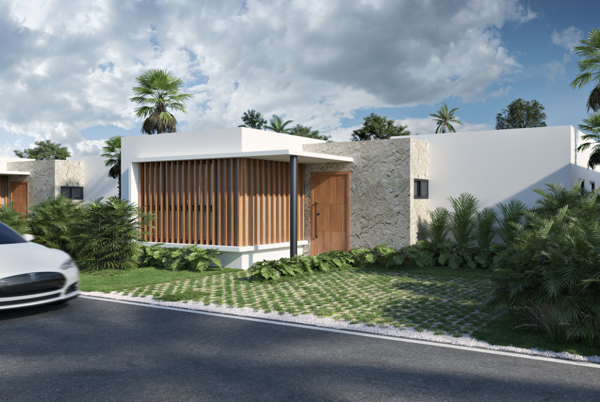 Proyecto de Villas Alto Mar Residences en  la Nueva Circunvalación de Bávaro