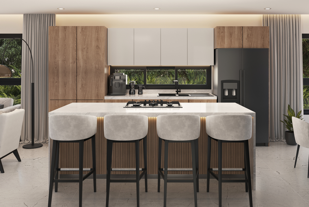Proyecto de Villas Alto Mar Residences en  la Nueva Circunvalación de Bávaro