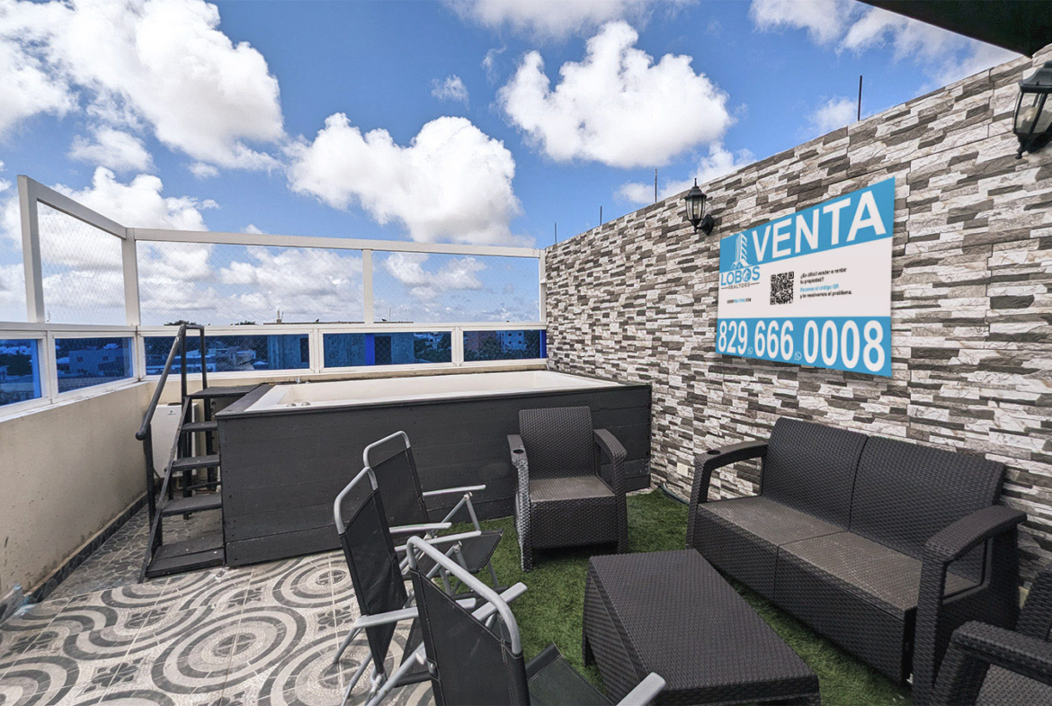 Apartamento Semi Pent House en Amialia a 1 minuto de la Av. Hípica