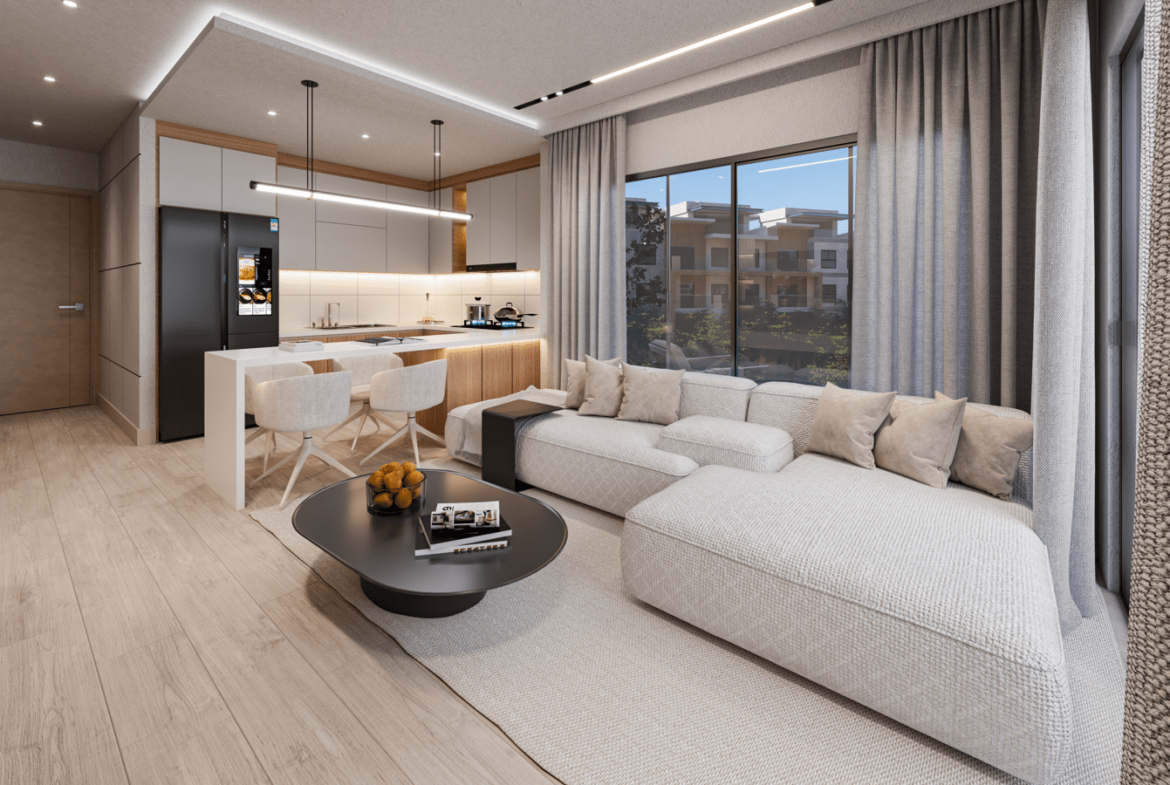 Proyecto de Apartamentos Estilo Retro en Downtown Punta Cana