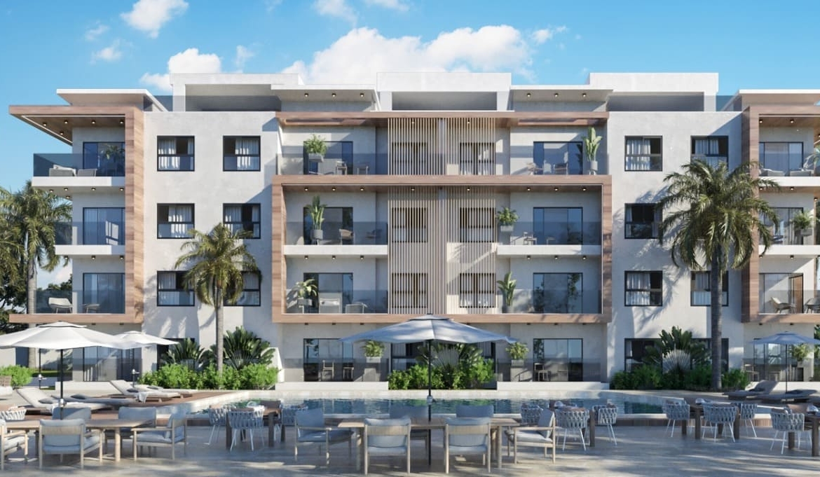 Proyecto de Apartamentos Estilo Retro en Downtown Punta Cana