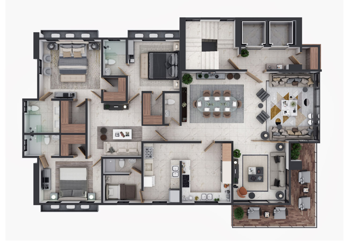 Exclusiva Torre Saiko VIII Ensanche Naco