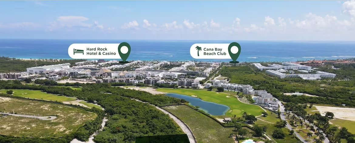    Apartamento en Cana Pearl a 1 Minuto de Club de Playa