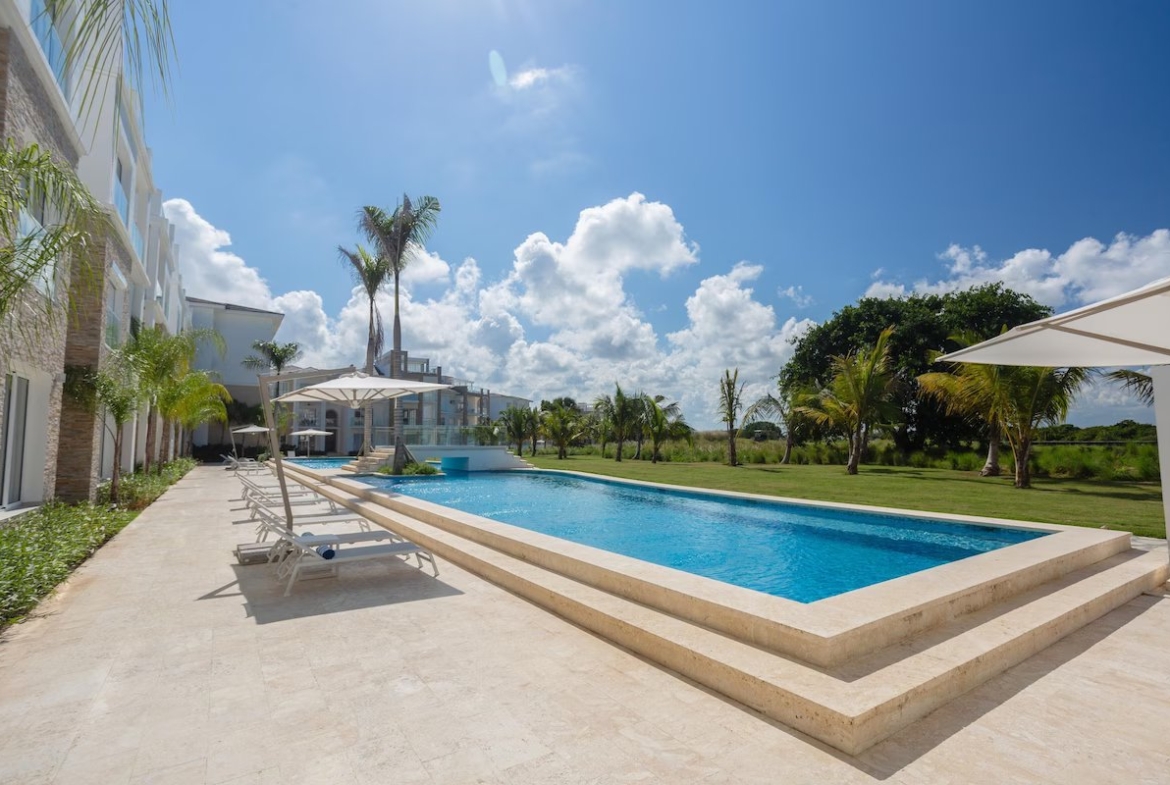    Apartamento en Cana Pearl a 1 Minuto de Club de Playa