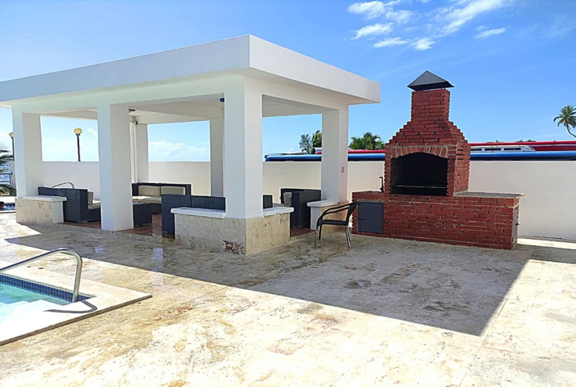 Apartamento Frente Al Mar en Juan Dolio Res. Marbella