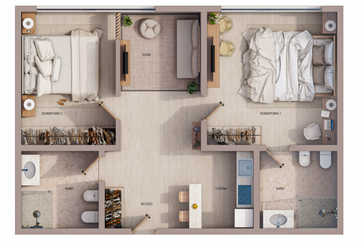 Proyecto de Apartamentos Amueblado en Dominicus Bayahibe