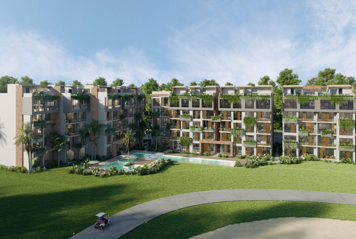 Riviera Bay Apartamentos con Vista al Campo de Golf en Cana Bay Punta Cana