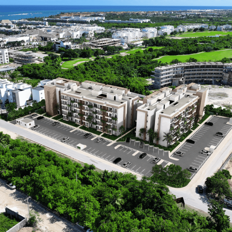 Riviera Bay Apartamentos con Vista al Campo de Golf en Cana Bay, Punta Cana