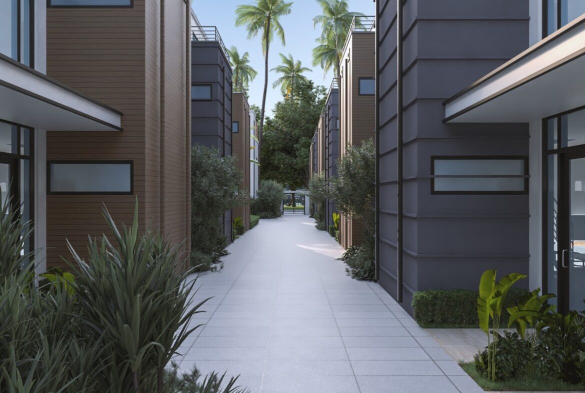 SUNSET Townhouses Minimalistas Residencial Bávaro-Punta Cana