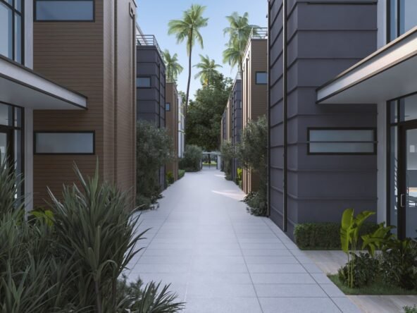 SUNSET Townhouses Minimalistas Residencial Bávaro-Punta Cana