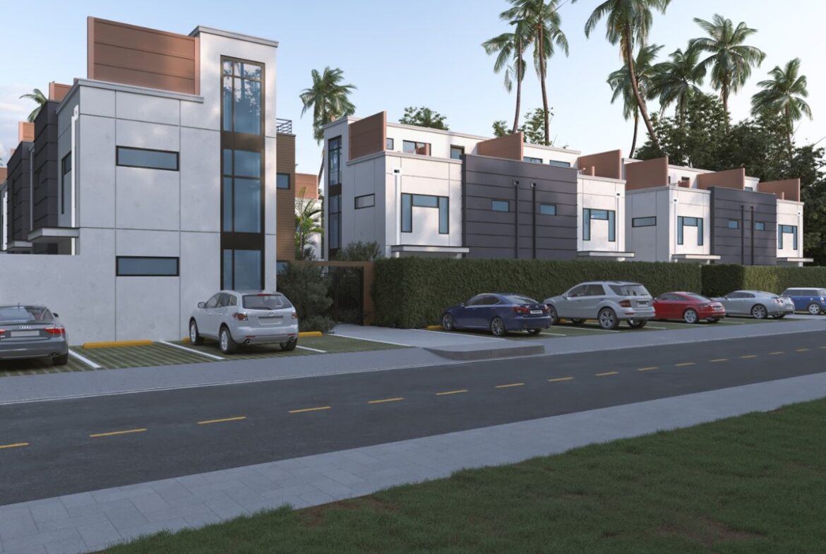 SUNSET Townhouses Minimalistas Residencial Bávaro-Punta Cana