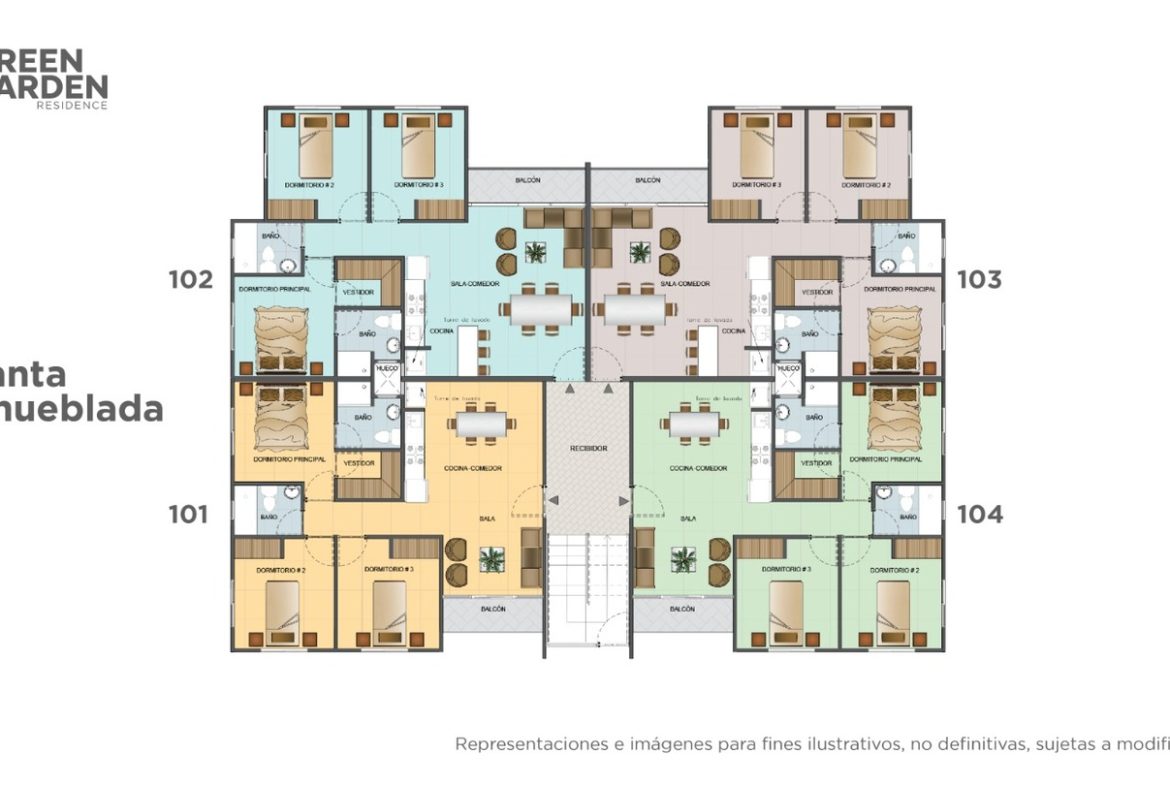 Green Residence Apartamentos en Ciudad Juan Bosch con Bono Vivienda
