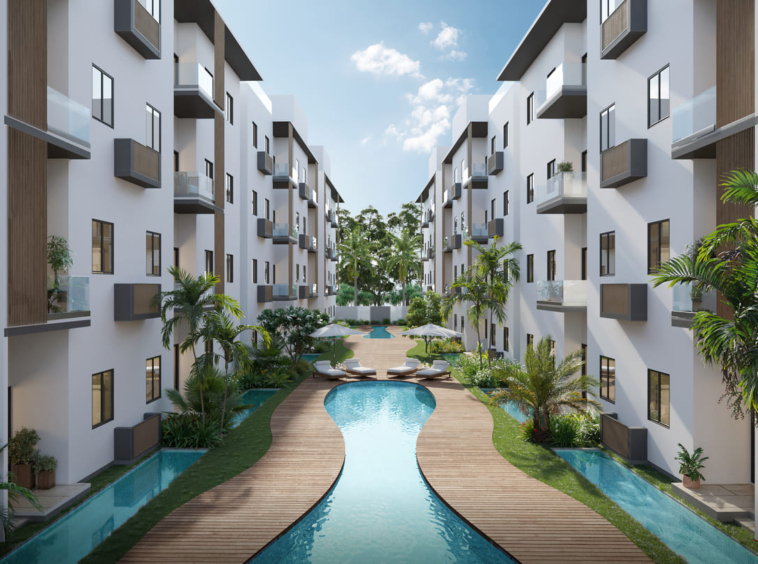 Proyecto de Apartamentos 1 Hab + Studio Punta Cana