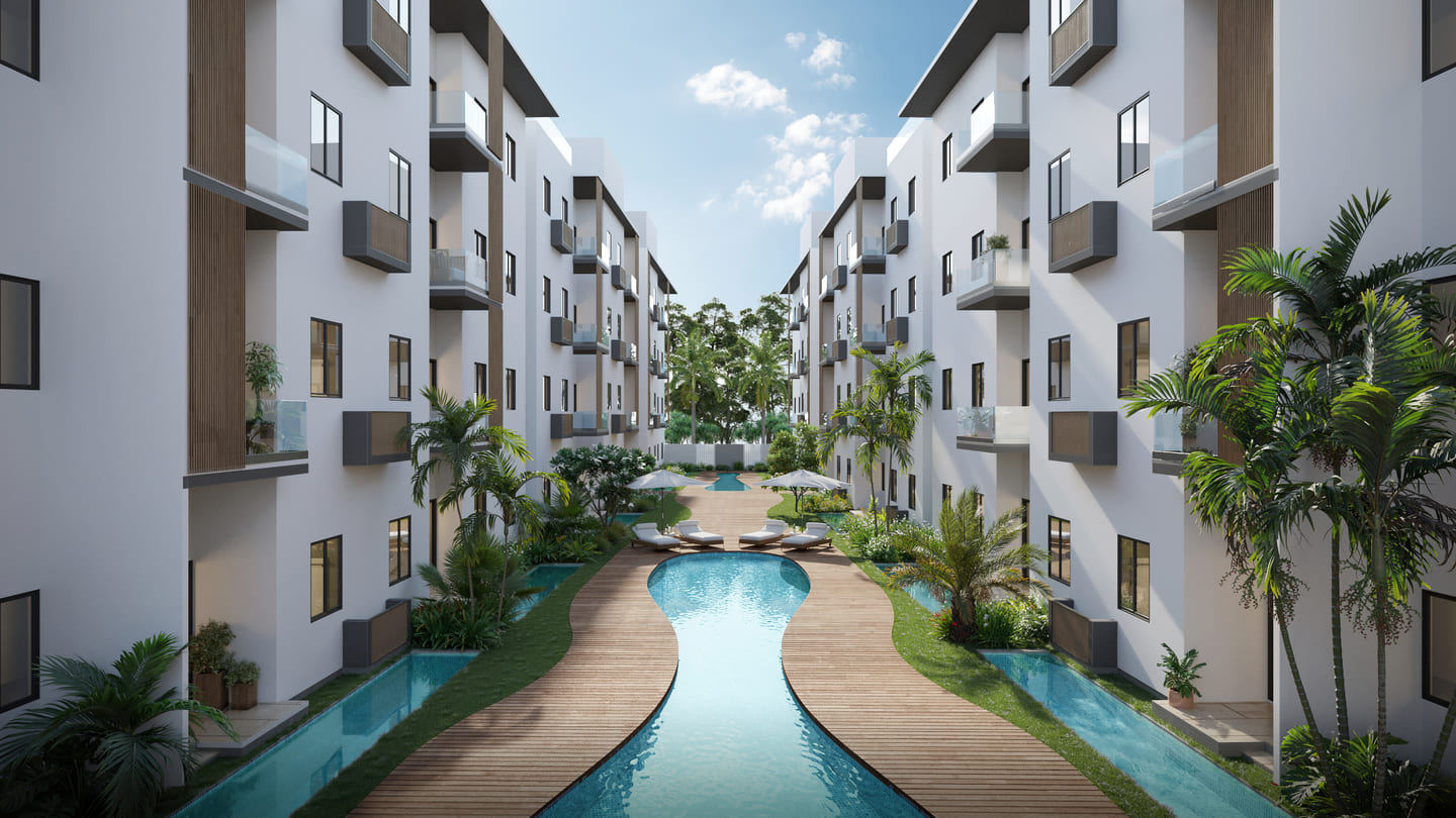 Proyecto de Apartamentos 1 Hab + Studio Punta Cana