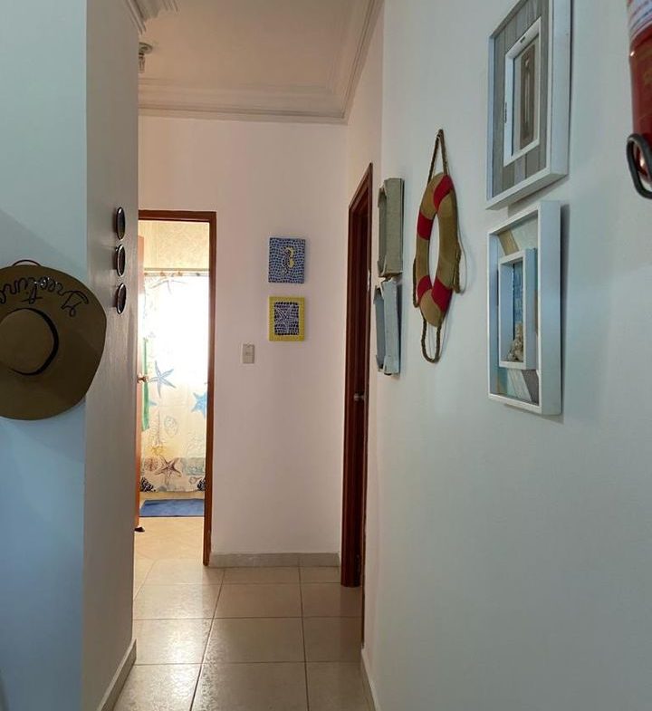 Amueblado Frente a la Playa En Brisa Marina Juan Dolio 5to piso