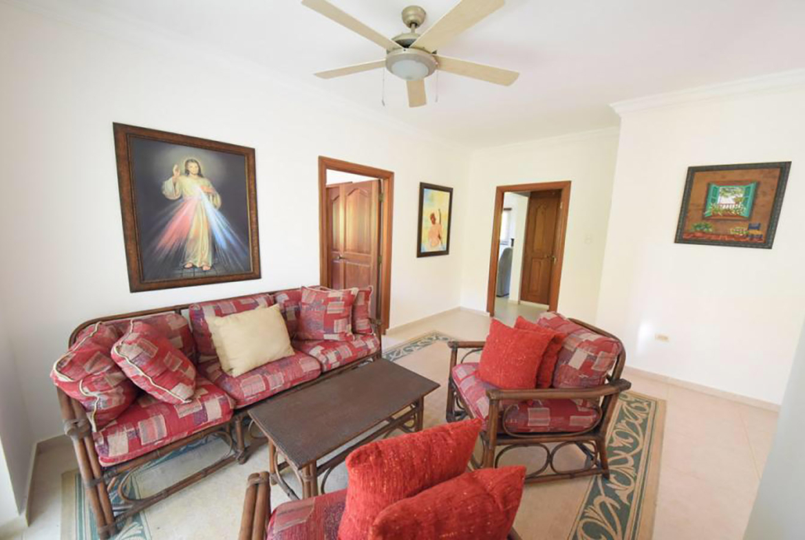Villa Amueblada con Piscina Metro Country Club en Juan Dolio