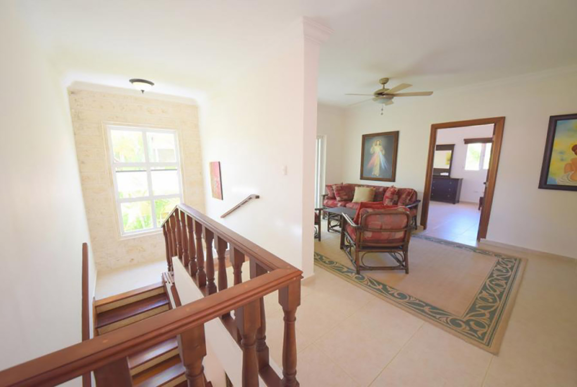 Villa Amueblada con Piscina Metro Country Club en Juan Dolio