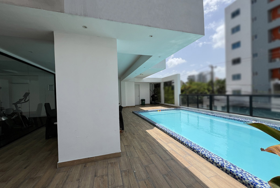 Evaristo Morales; Apartamento Amueblado en Venta Torre Con Amenidades
