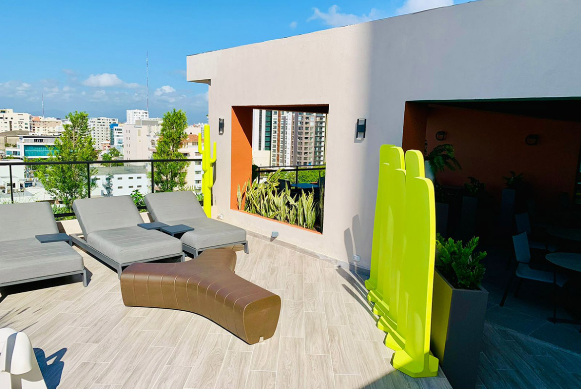 Apartamento 1Hab en Piantini Próximo a la Churchil