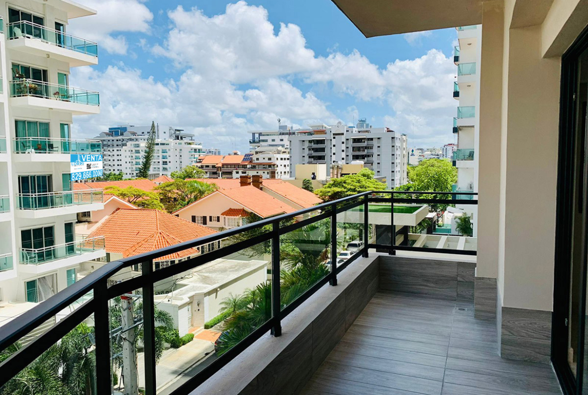 Apartamento 1Hab en Piantini Próximo a la Churchil