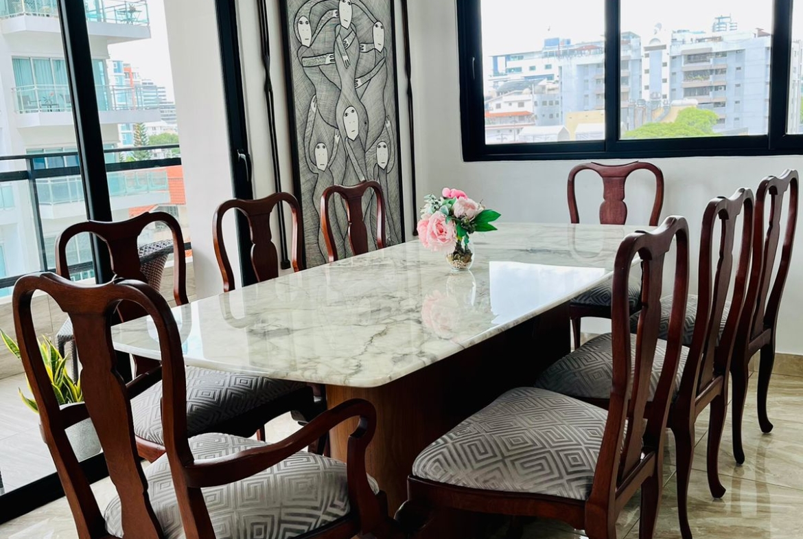 Apartamento 1Hab en Piantini Próximo a la Churchil